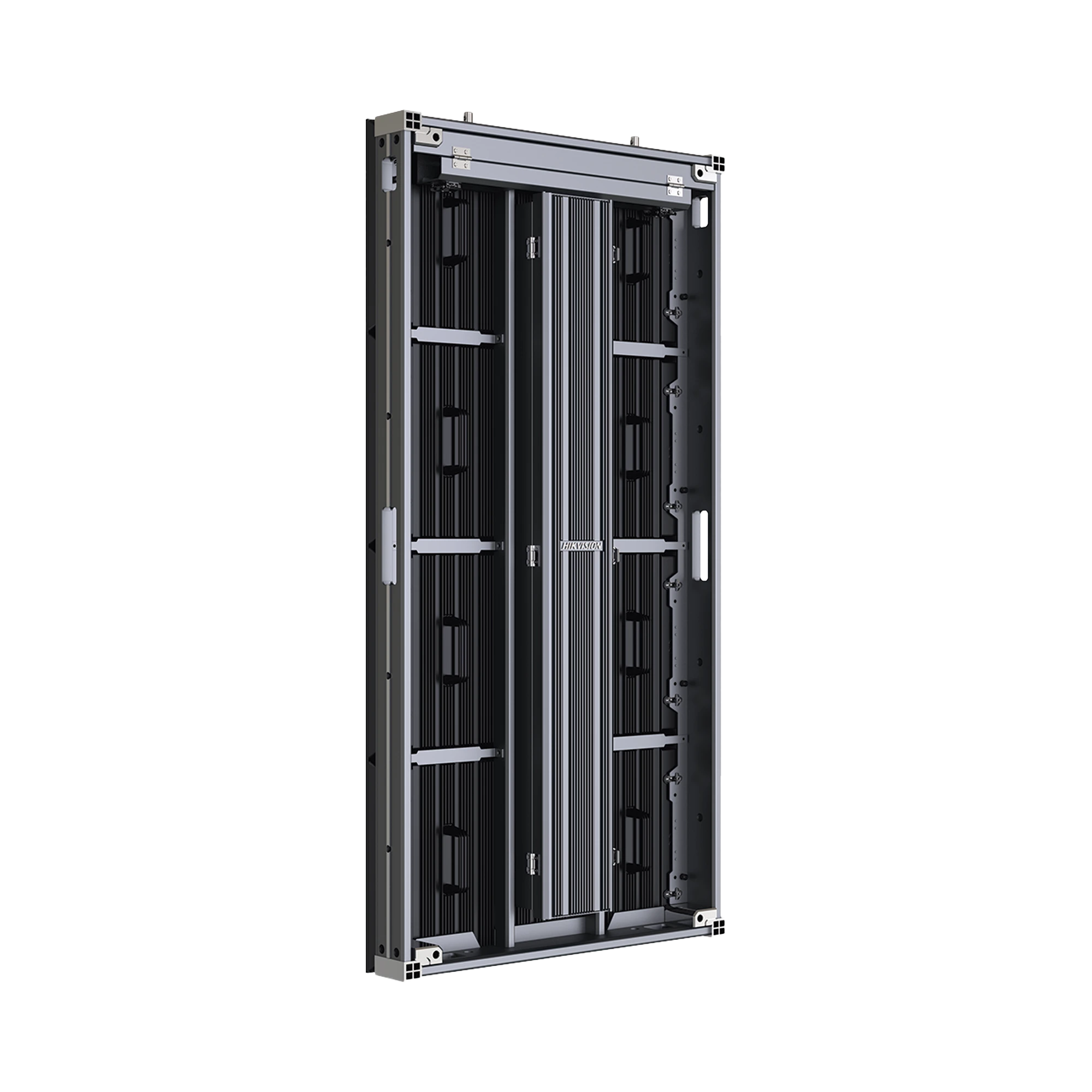 Unidad de Pantalla LED Exterior / Pixel 3.9 mm / Resolución 128 X 256 / Estructura de Aluminio / Protección IP66 / Montaje en Pared y Suelo / Conector de Aviación / Alta Eficiencia de Disipación de Calor / SMD Triad LED