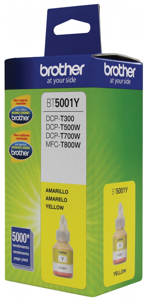 dsds Tanque de Tinta Brother BT5001Y Amarillo, 5000 Páginas