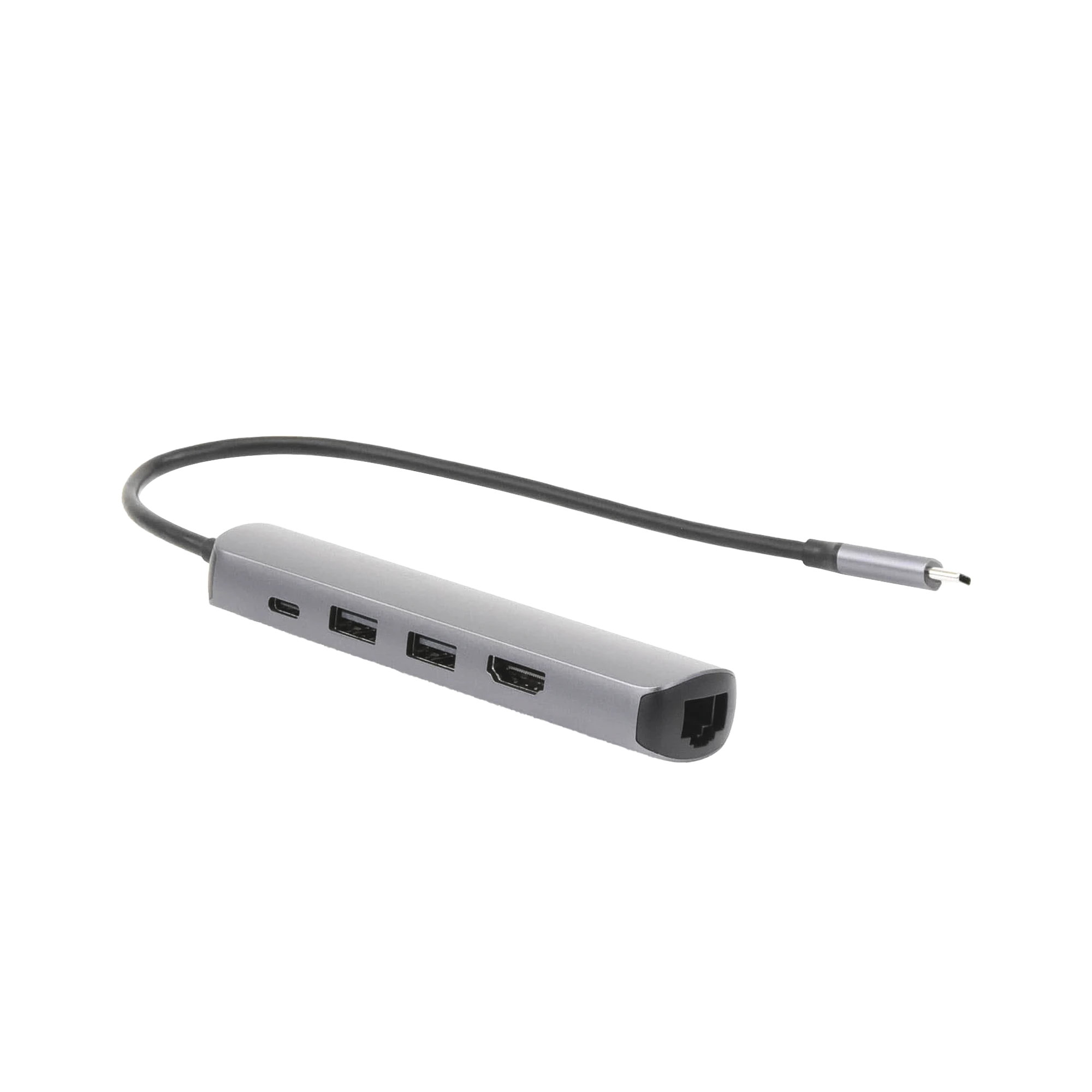 10919-AD-1-h Ugreen Hub USB C - 2x USB A 3.0, 1x HDMI, 1x RJ-45, Gris
