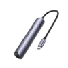 10919-h Ugreen Hub USB C - 2x USB A 3.0, 1x HDMI, 1x RJ-45, Gris