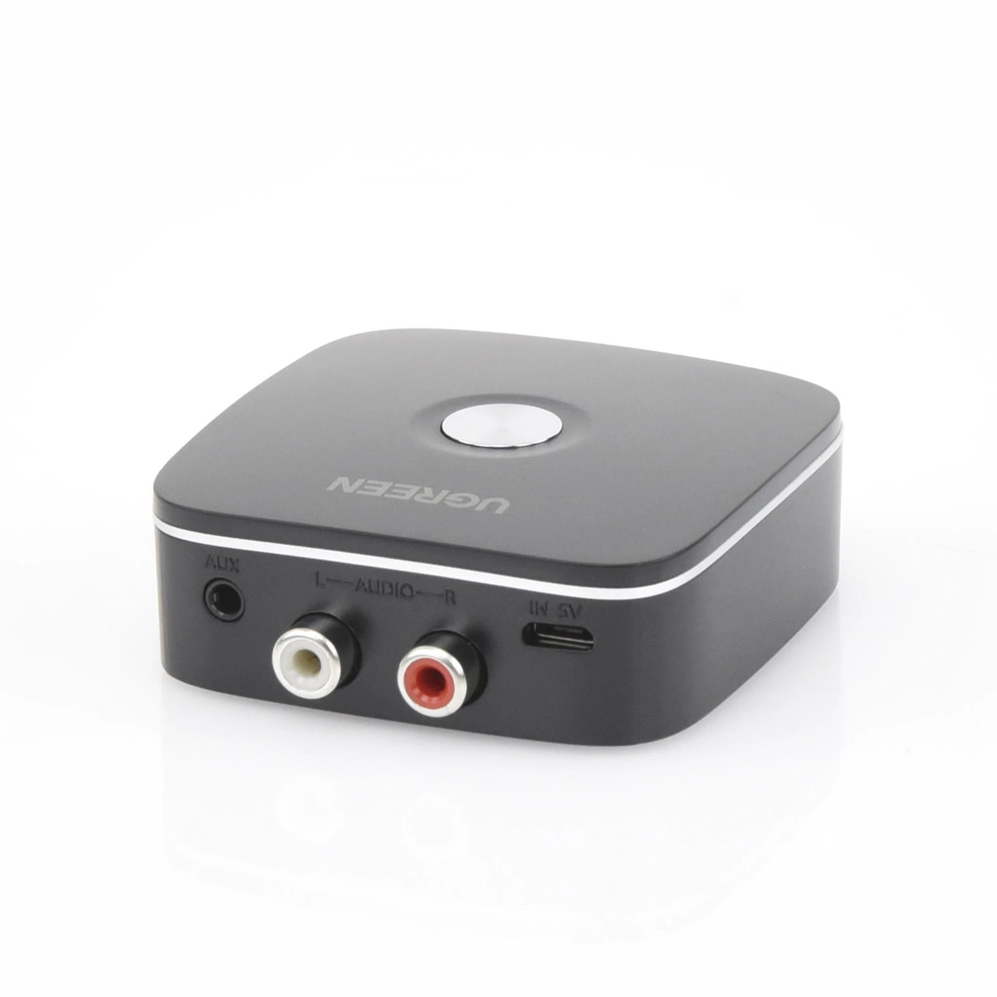 Ugreen Receptor de Audio Bluetooth, Alcance de 10 Metros, Negro