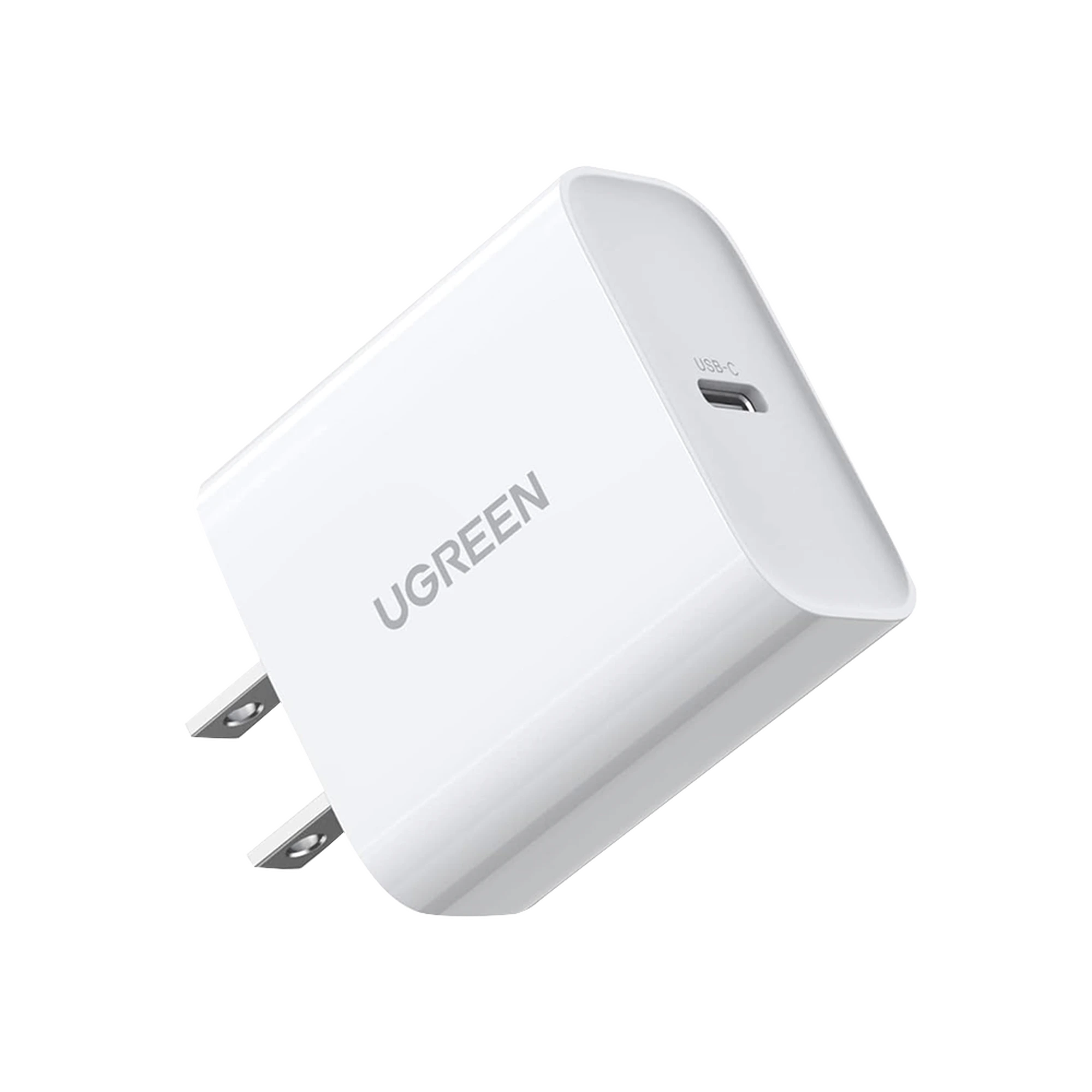 Ugreen Cargador de Pared 60449B, 20W, 1 x USB-C