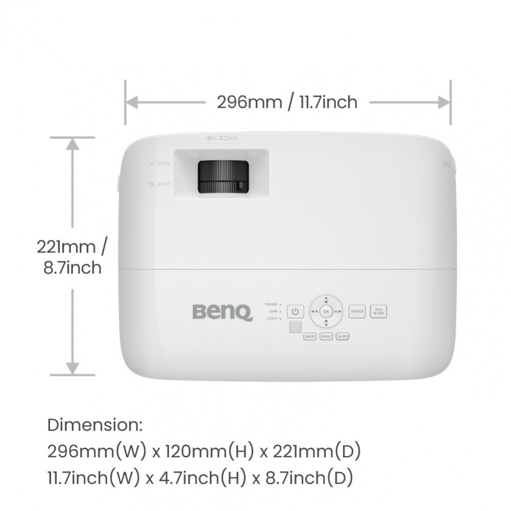 Proyector BenQ TH575 DLP, 1920 x 1080 Pixeles, 3800 Lúmenes, con Bocinas, Blanco