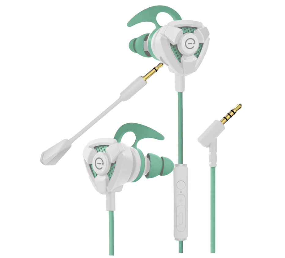Easy Line Audífonos Gamer Storm, Alámbrico, 1.2 Metros, 3.5mm, Blanco/Azul