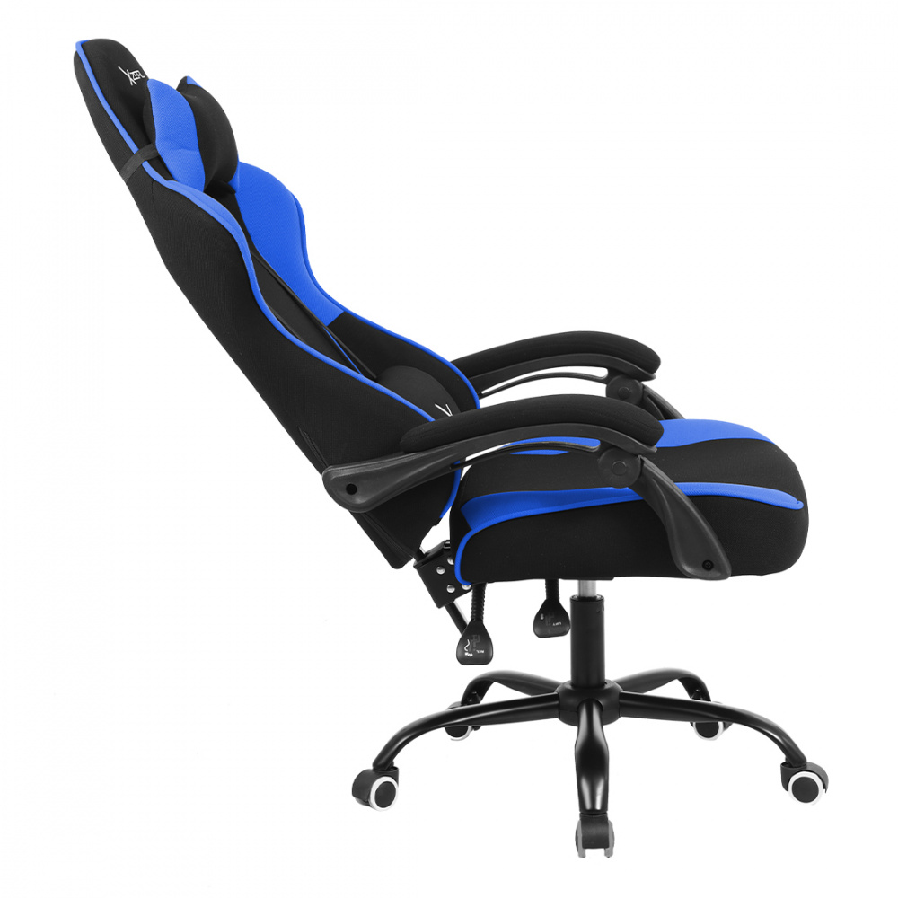 Xzeal Silla Gamer XZ20, hasta 100kg, Negro/Azul