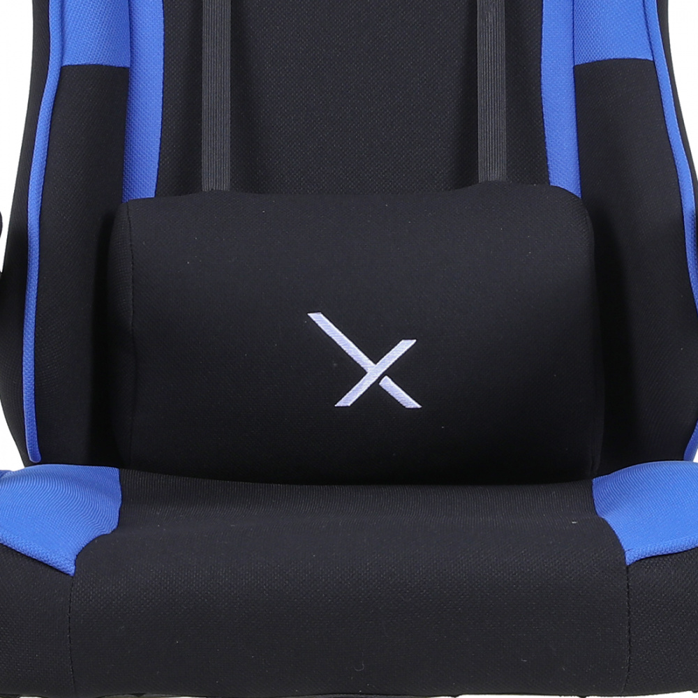 Xzeal Silla Gamer XZ20, hasta 100kg, Negro/Azul