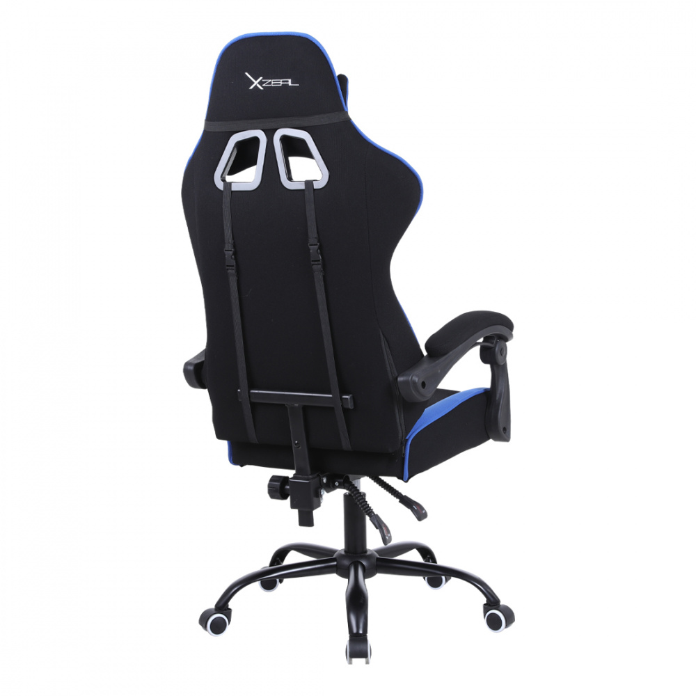 Xzeal Silla Gamer XZ20, hasta 100kg, Negro/Azul