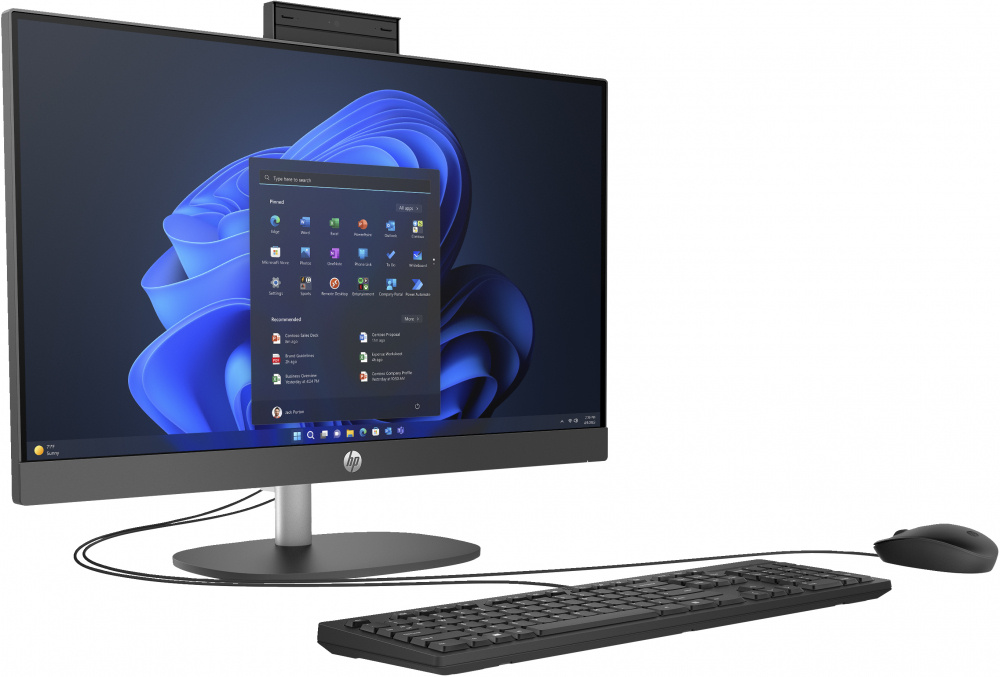 CP-HP-A09F4LA-8ec27c HP ProOne 245 G10 All-in-One 23.8", AMD Ryzen 7 7730U, 8GB, 512GB SSD, Windows 11 Home